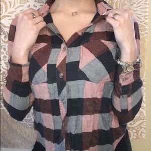 F21 plaid shirt